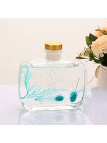 1入組100ml無火芳香永生花精油，檸檬桂花藍風鈴香氛芳香氛精油，適用於清新空氣、裝飾、臥室、客廳、廁所、車內（附香蕉棒） - 多色 - 查看 5