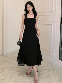 Joudiya Vestido elegante, encantador y gracioso sin espalda para baile de graduación, vestido elegante para el sol