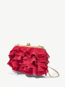 SHEIN Belle 奢华、迷人、优雅、花朵女士手拿包、女士晚装包、适合女孩、女士、女士、大学生、适合新娘、伴娘、婚礼宾客、蜜月、适合派对、舞会、婚礼、俱乐部、约会、晚会、约会之夜、万圣节