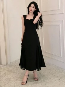 Joudiya Vestido elegante, encantador y gracioso sin espalda para baile de graduación, vestido elegante para el sol