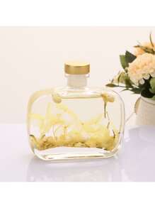 1入組100ml無火芳香永生花精油，檸檬桂花藍風鈴香氛芳香氛精油，適用於清新空氣、裝飾、臥室、客廳、廁所、車內（附香蕉棒） - 多色 - 查看 4