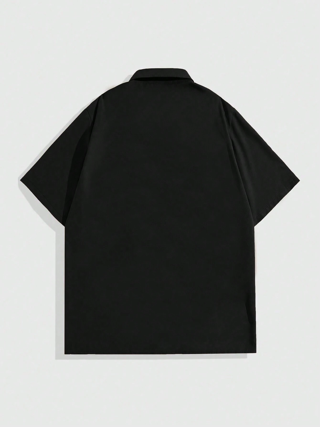 Our Goth Men Summer Cross Printed Casual Short Sleeve Shirt