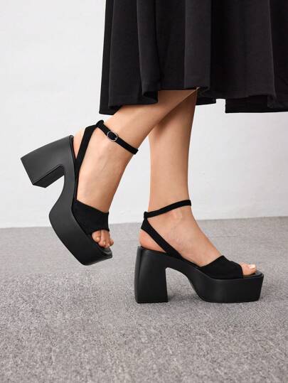 CUCCOO BIZCHIC Woman Shoes Minimalist Ankle Strap Wedge Sandals, Elegant Summer Sandals For Summer Vacation Shoes Summer Elegant Basics Business Casual Business Chic Spring Shoes Spring Break Easter For Christmas