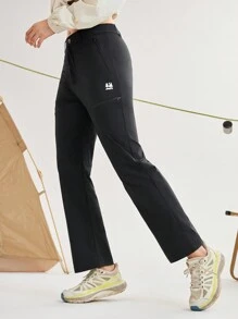 In My Nature Women's Outdoor Hiking, City Commuting & Casual Hiking Pants - Black - View 3