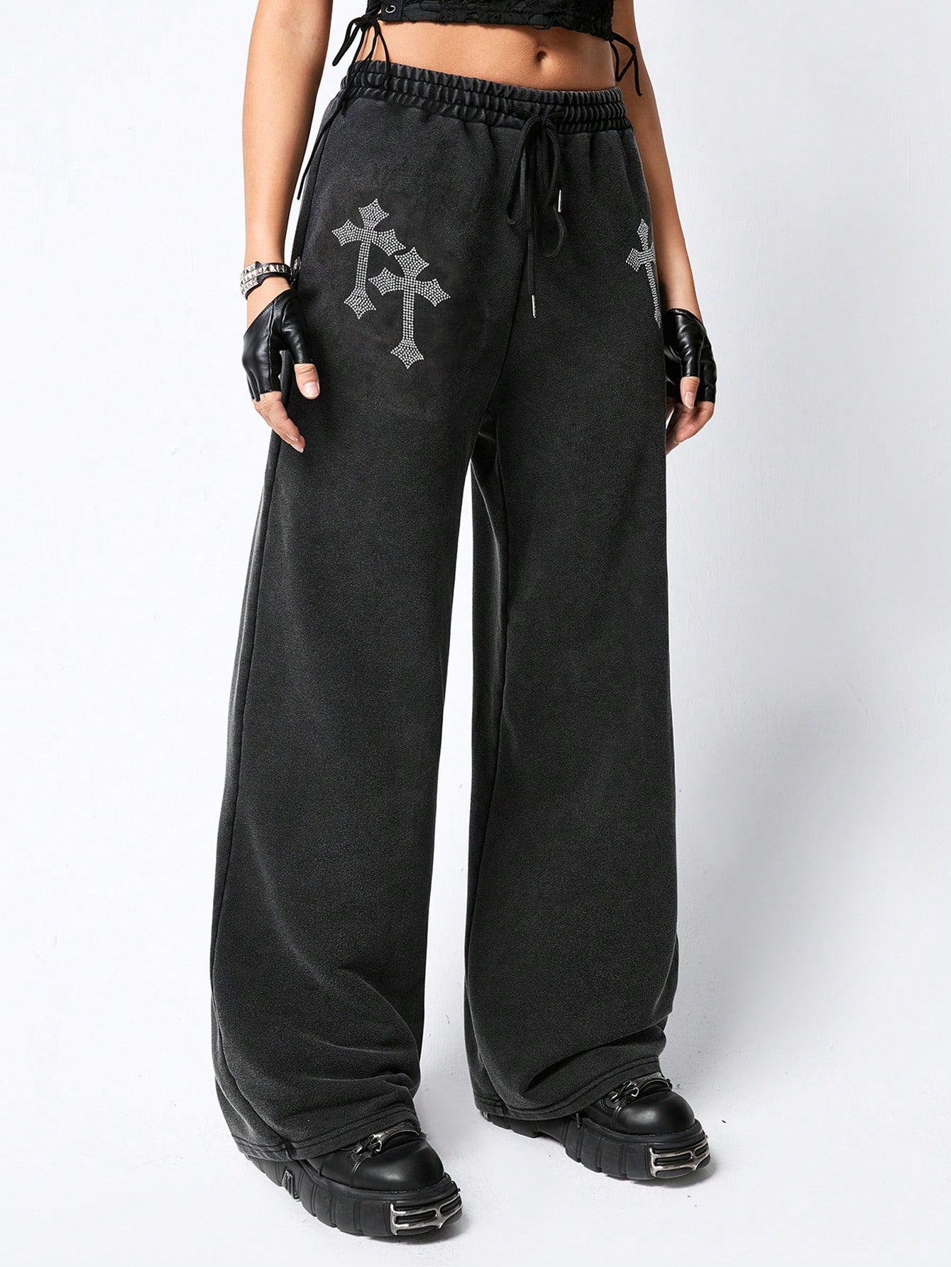 パンツ PUNK REDEMPTION\" Stone Wash Sweat Pants Men's Sweatpants with Raw Details | Dirty Laundry PUNK REDEMPTION