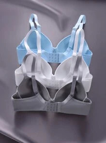 Snug Zone 3 pièces Bralette Unicolore À Armature