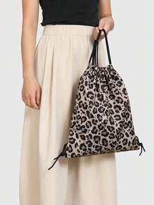 Ariqdhaksinargha Mochilas funcionales de mujer estilo Y2K de artistas - Marrón - Ver 5