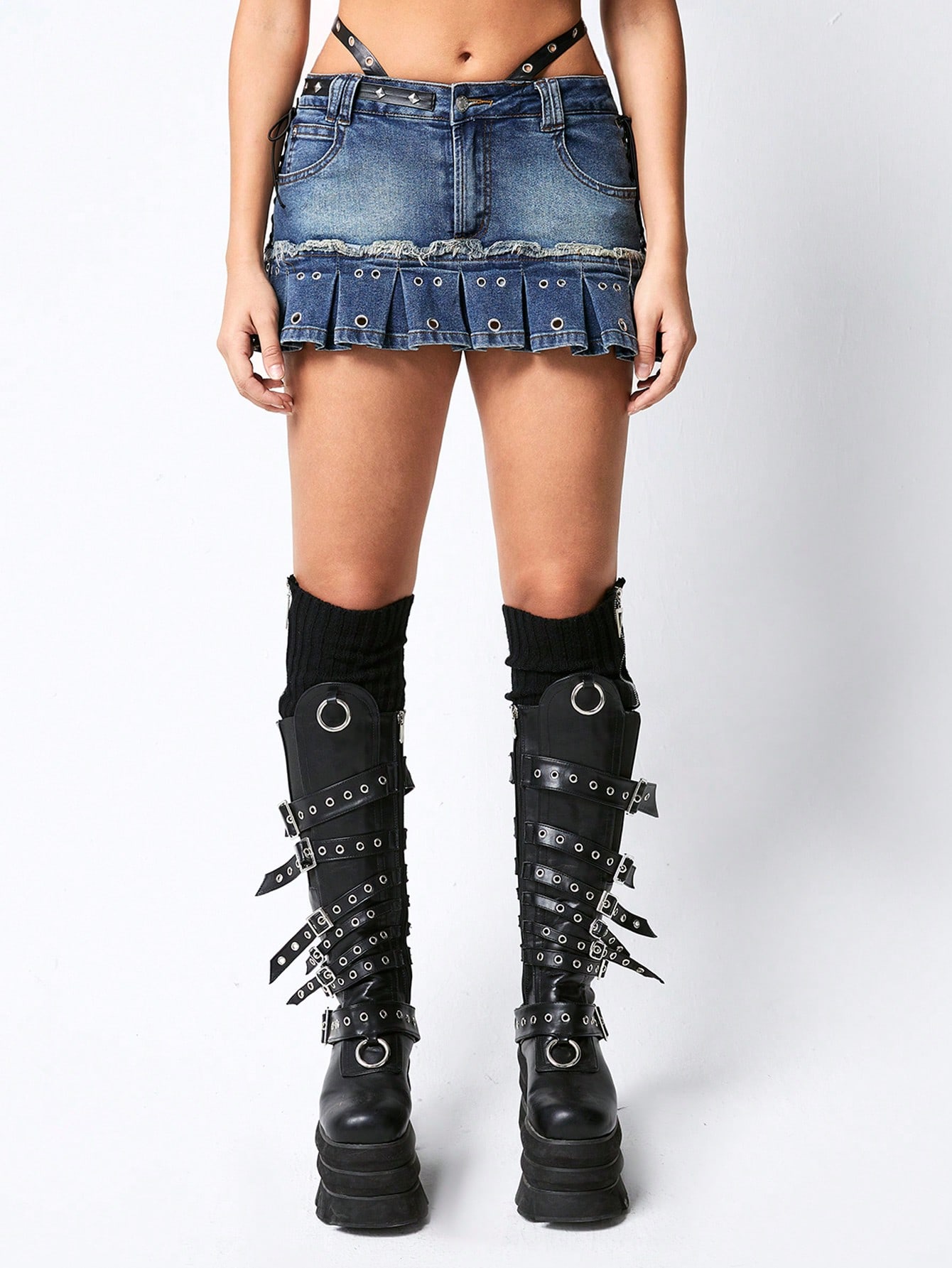 スカート 90s Euro remake denim short skirt y2k Women Y2k Jean Mini Skirts Low Rise Bodycon Denim Short