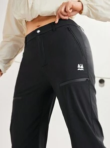 In My Nature Women's Outdoor Hiking, City Commuting & Casual Hiking Pants - Black - View 10