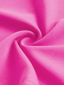 SHEINNeu Kawaii Sweet Summer Pink Bow Hot Rhinestone Lace White Versatile And Basic Camisole - Hot Pink - View 5