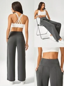 GLOWMODE 小号莫代尔丝绸触感休闲休闲裤口袋日常休闲