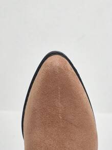 Styleloop Women Fashion Party All-Match Classic White Boots Fall - Black - View 5