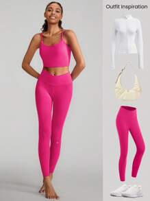 GLOWMODE FeatherFit™ Knot Going Anywhere Twisted Backless Tank Top Light Support Low Impact Yoga Daily Fall Winter