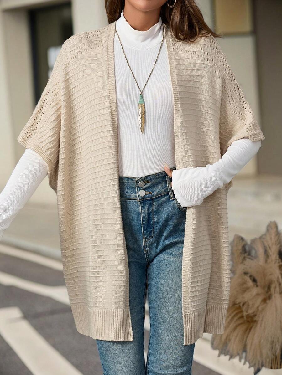 EMERY ROSE Women Short Sleeve Cardigan, Fall Clothes, Winter Tops, Back To School Clothes, Cute Knitted Sweater