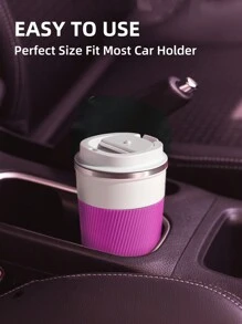 SHEIN Basic living 1pc Travel Insulated Bottle - Purple - View 6