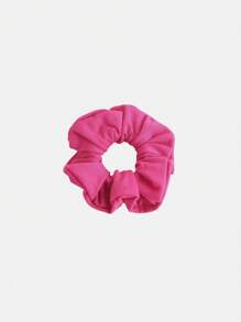 SHEIN Girlism 2pcs Teen Girls Set: Ruched Waist Knit Cute T-Shirt, For Fall - Hot Pink - View 6