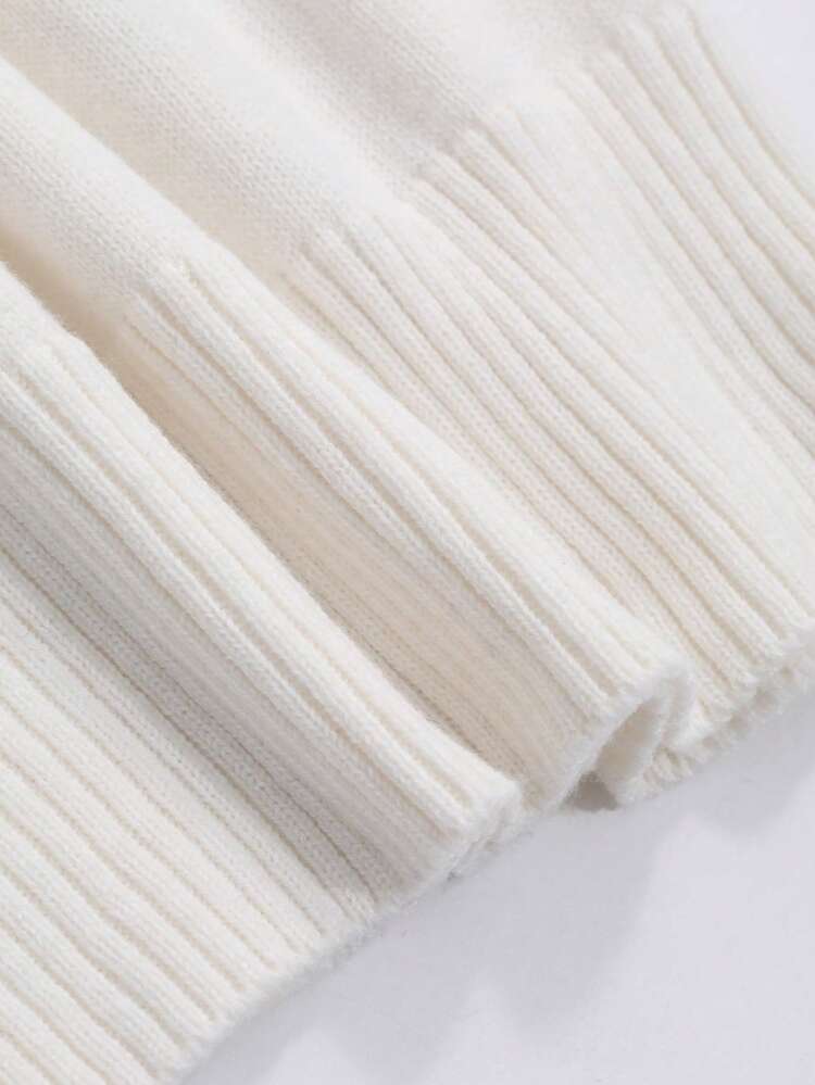 Women Solid Color V-Neck Sleeveless Knitted Top Vest