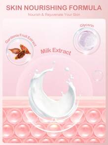 Slow Sunday Milk Moisturizing Cream, For Valentine'S Day, Valentines Gift, Great Ideas For Party, Gift-Giving, Outdoor Activity, Suitable For Spring Personal Care - White - View 4