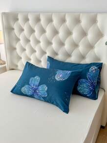 1pc 100% Polyester Butterfly Envelope Pillowcase, Without Filling - Multicolor - View 2