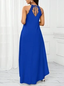 SHEIN Lady Sommerkleid für Urlaub, lässiges langes Trägerkleid für Frauen