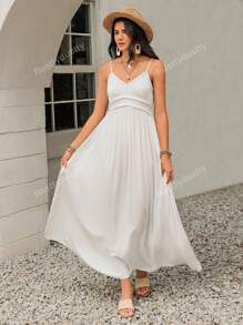 Rusttydustty Bohemian Wit Halter Casual Vakantie Lange Damesjurkenboho Pasen Strandoutfits Hawaii Coachella Muziekfestival Tropische Vakantie