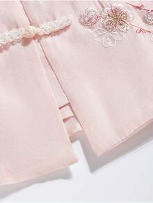 New Chinese Style Embroidered Blouse For Women, Spring/Summer New Collection, Petite Long Sleeve Top