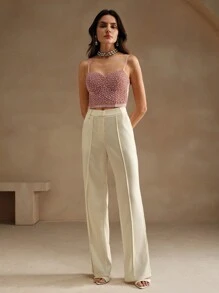 Anewsta Style Perle Magnifique Style Sœur Mature Peut Porter Un Soutien-gorge À Lintérieur Et À Lextérieur