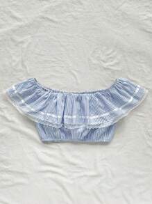 SHEIN VCAY 女式方格 V 领衬衫 - 彩色 - 查看 2