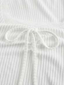 SHEIN MOD Women's White Square Collar Bell Sleeve T-Shirt,Fall Clothing,Halloween,White Bell Sleeves T-Shirt,Comfortable Long Sleeves,Going Out Tops,Fitted T Shirt,Tops With Sleeves,Christmas