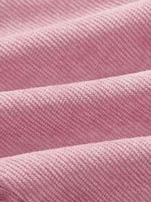 Cozy Pixies Baby Girl 2pcs Solid Button Front Pants - Pink - View 6