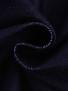 SHEIN Playful Pals 男婴可爱恐龙刺绣贴布条纹拼接吊带连体裤春夏 - 藏蓝色 - 查看 3