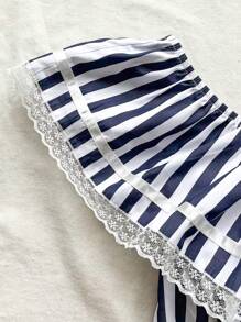 SHEIN VCAY 女式方格露肩度假衬衫 - 彩色 - 查看 4