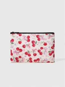 ROMWE Kawaii Cherry Blossom Bow Design Clutch Bag For Women - Multicolor - View 1
