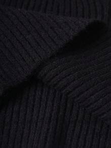 SHEIN Unity Set pulover tricotat cu decolteu în V pentru damă, culoare solidă, stil elegant și moale