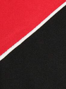 Manfinity Campus Court 男士休闲宽松字母印花圆领短袖 T 恤，Summert - 彩色 - 查看 4