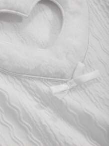 DAZY Women's Hollow Heart Decor Stand Collar Long Sleeve T-Shirt, Spring & Summer,Fall Clothes Turtleneck Women