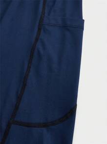 Manfinity Fitness 男友风男士纯色简约日常运动紧身裤