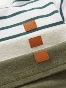 Cozy Pixies 3pcs/Set Baby Boy Round Neck Pullover Outfit