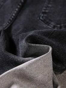 SHEIN Tween Boys Black Ripped Denim Pants - Black - View 5