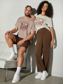 Hauture Car California Graphic Tee - Apricot - View 6