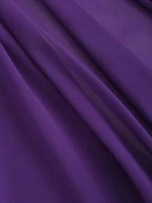 SHEIN LUNE 2 Stücke Set mit Kleid mit Spaghettiträgern und Allover Feder Muster und durchsichtigem langärmeligem Cardigan, lange Länge