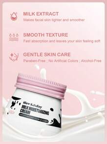 Slow Sunday Milk Moisturizing Cream, For Valentine'S Day, Valentines Gift, Great Ideas For Party, Gift-Giving, Outdoor Activity, Suitable For Spring Personal Care - White - View 3