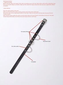 Women's Black Plain PU Leather Bow Detail Sexy Tank Top - Black - View 5