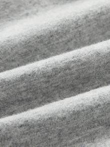 Cozy Pixies Baby Girl 3pcs Solid Elastic Waist Pants - Grey - View 11