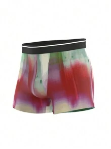 Wedaily Herren Boxershorts 4 Pack in Einfarbig mit Kontrastnaht, für die tägliche Lässig - Verschiedenfarbig - Übersicht 8