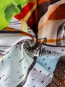 Men Boxing Digital Printing Comfortable Breathable Boxer Briefs - Multicolor - View 6