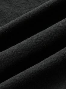 Elaquor Pantalones estrechos de unicolor informales de talla grande - Multicolor - Ver 8