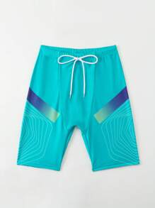 Manfinity Swimmode Quần bơi đi nghỉ in họa tiết đơn giản dành cho nam - Nhiều màu - Xem 6