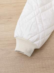 Tween-Jungen 2 Stücke/Set Kaufe Eins Bekomme Eins Gratis Lässig Baseball Kragen Dicke Thermofutter Winter Jacke, geeignet für Pendeln, Schule, Alltag, Reisen, Sport, Herbst Winter Saison - Verschiedenfarbig - Übersicht 6