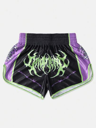 Street Life Pantalones cortos de baloncesto deportivos de bloqueo de color para hombre, escolar